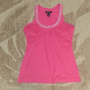 White House Black Market Pink Sleeveless Top